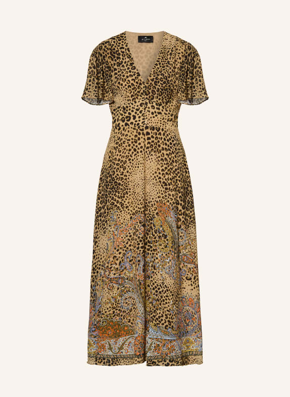 ETRO dress CAMEL / DARK BROWN