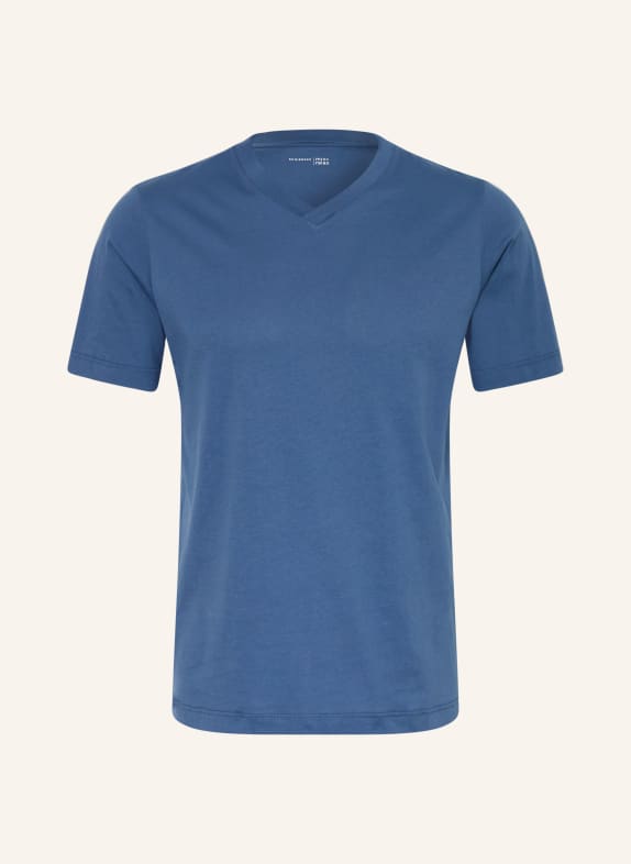 SCHIESSER Chemise de nuit MIX+RELAX BLEU