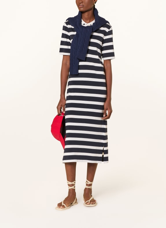 GANT Sukienka polo z dżerseju GRANATOWY / BIAŁY