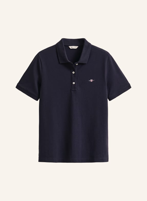 GANT Piqué-Poloshirt DUNKELBLAU