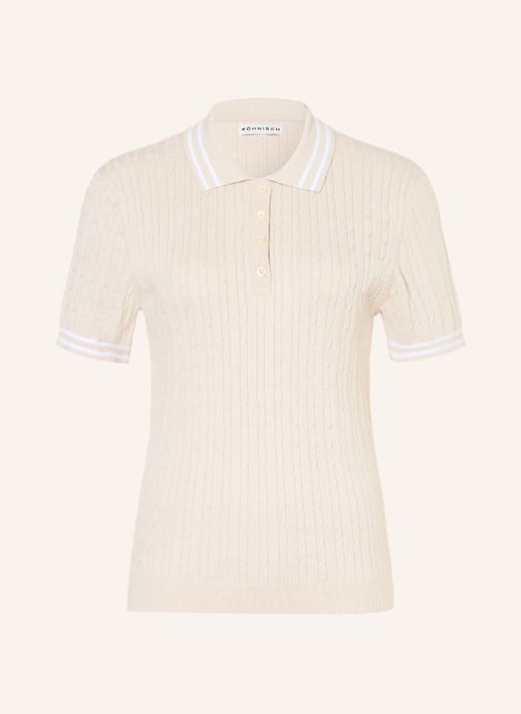RÖHNISCH Strick-Poloshirt CLASSIC BEIGE