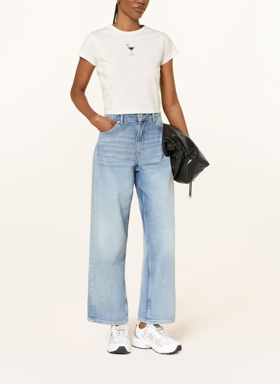 HUGO Rechte jeans LENI 444 TURQUOISE/AQUA