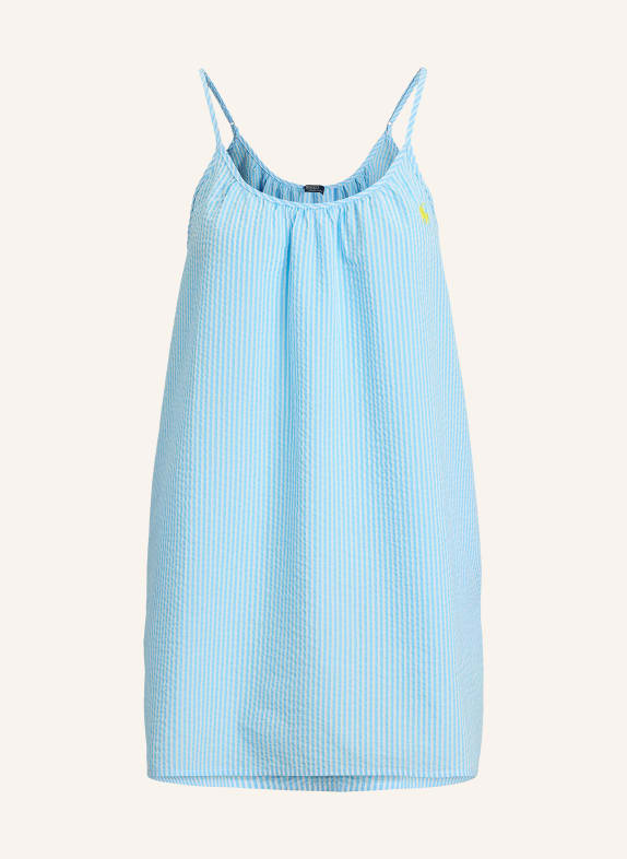 POLO RALPH LAUREN chemise de nuit BLEU CLAIR / JAUNE / BLANC