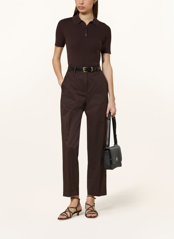 BOSS 7/8-broek TECARINO MARRON FONCÉ