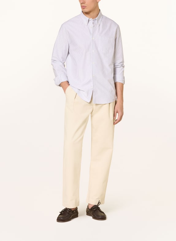 A.P.C. Overhemd CHEMISE Comfort Fit TAUPE / WIT