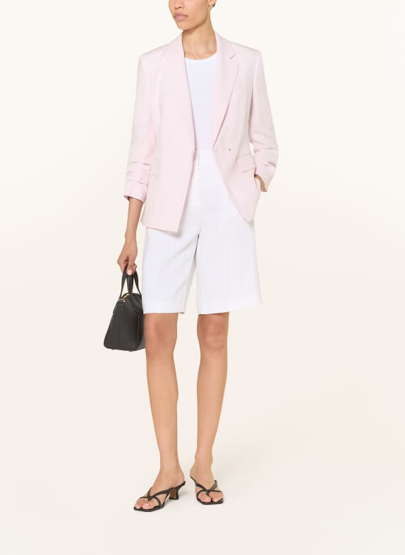 BOSS Blazer JIA met linnen en 3/4-mouwen ROSE CLAIR