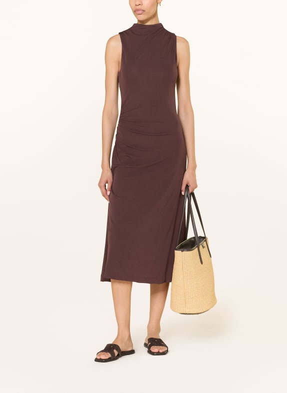 BOSS Kleid EYLAI DUNKELBRAUN