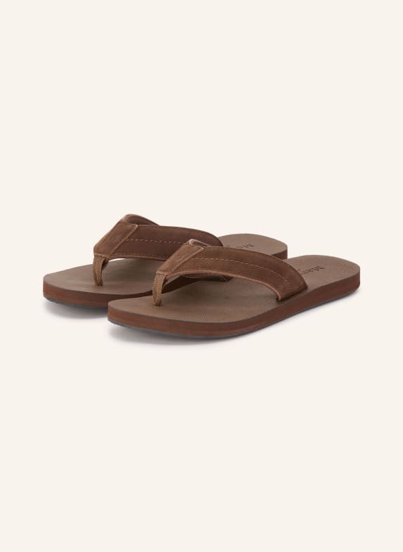Marc O'Polo Tussenslippers PASQUALE MARRON FONCÉ