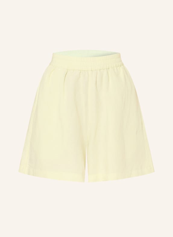BOSS Shorts TALLAN met linnen LICHTGROEN