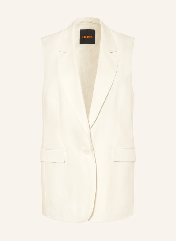 BOSS Blazerweste JAKILY ECRU