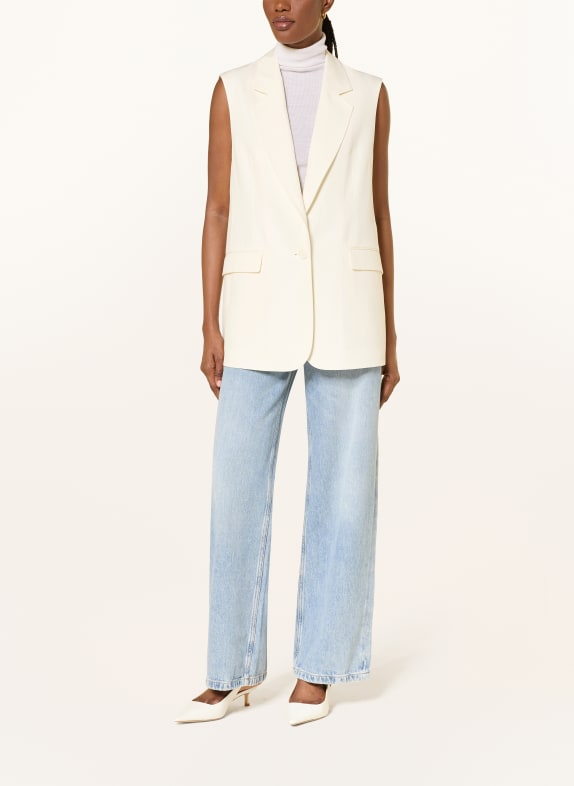 BOSS Blazerweste JAKILY ECRU