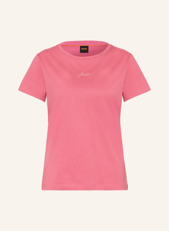 BOSS T-shirt ELOVE ROUGE CLAIR
