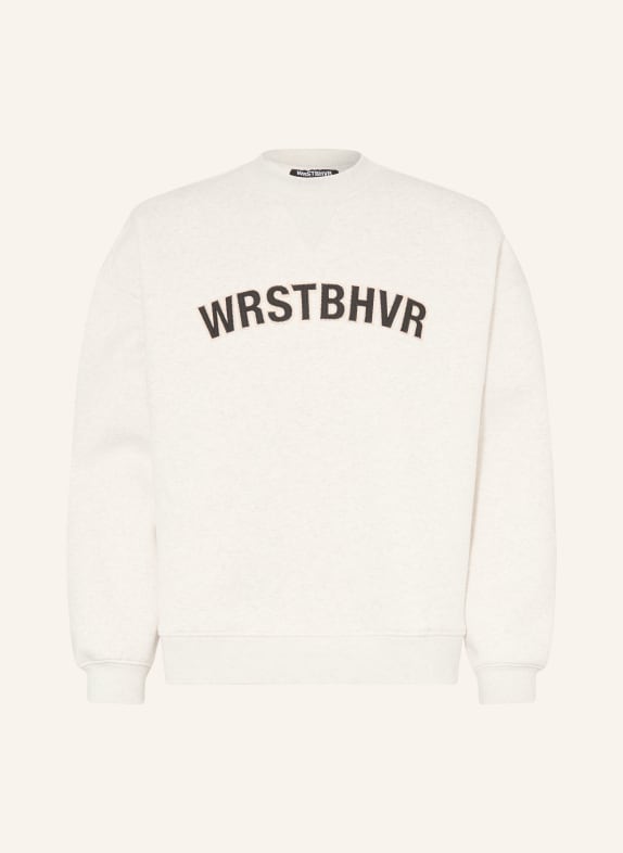 WRSTBHVR LUZON Sweatshirt WHITE / LIGHT GRAY / BLACK