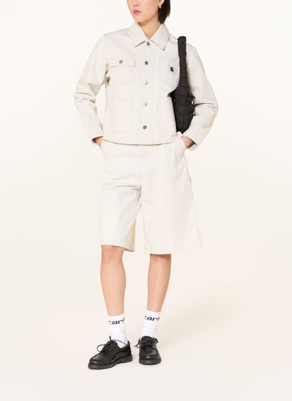 carhartt WIP bermuda's LICHTGRIJS / WIT