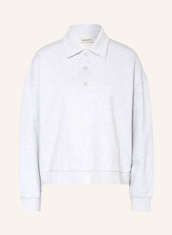 carhartt WIP Sweat-Poloshirt BRENTA HELLGRAU