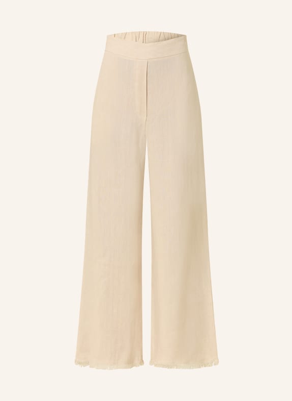 ANTONELLI firenze Culotte en lin à franges BEIGE