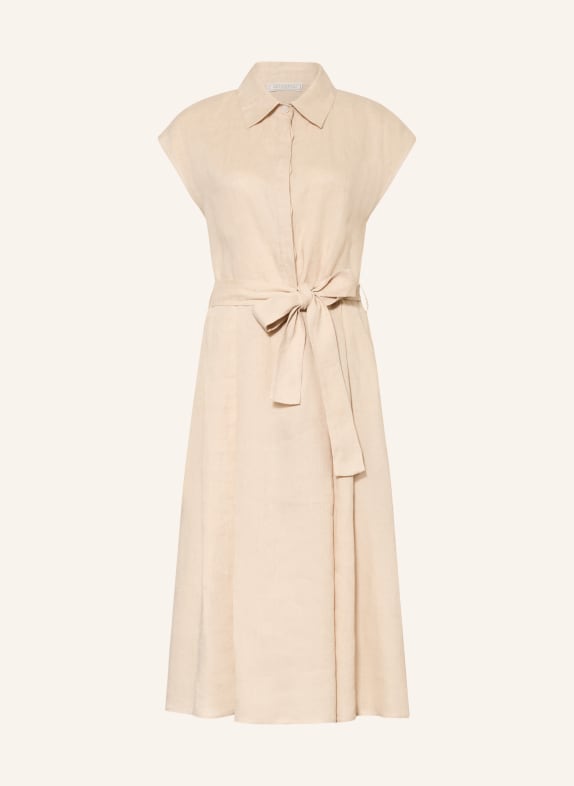 ANTONELLI firenze Hemdblusenkleid LINDA aus Leinen BEIGE