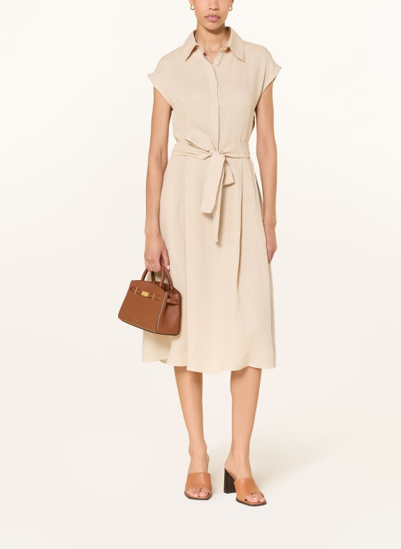 ANTONELLI firenze Hemdblusenkleid LINDA aus Leinen BEIGE