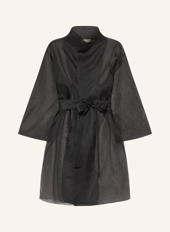 ANTONELLI firenze GUSTAV silk cover with 3/4 sleeves BLACK