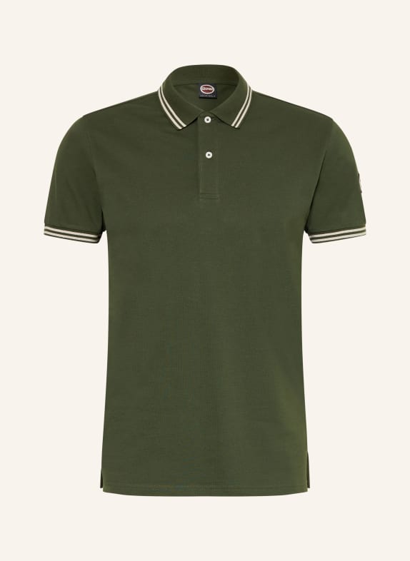 COLMAR Piqué-Poloshirt DUNKELGRÜN