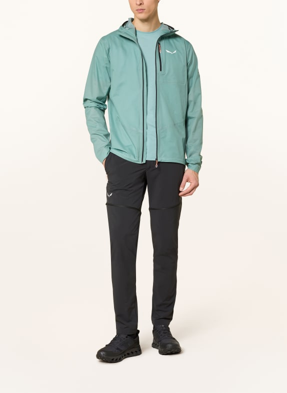 SALEWA Afritsbare broek PEDROC 3 DST ZWART