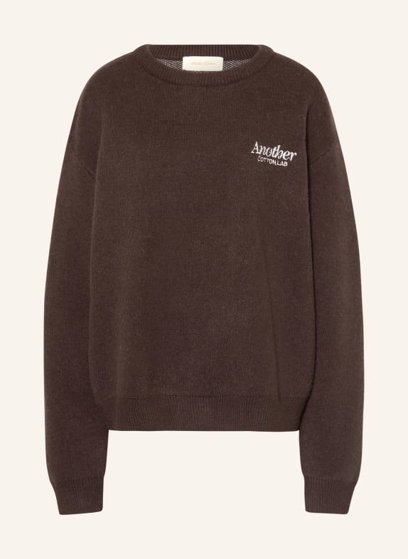 another COTTON LAB Oversized-Pullover WINE & VIBE DUNKELBRAUN