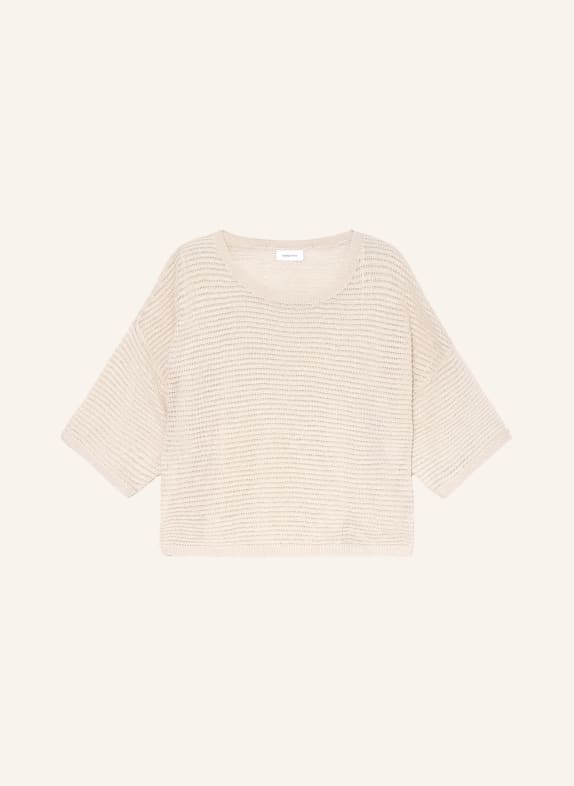 darling harbour T-shirt en lin tricoté SAND