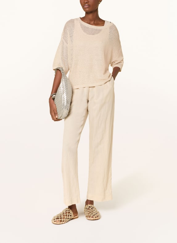 darling harbour T-shirt en lin tricoté SAND