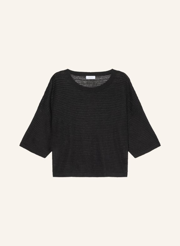 darling harbour T-shirt en lin tricoté BLACK