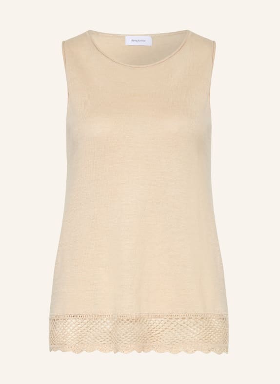 darling harbour Linnen top SAND