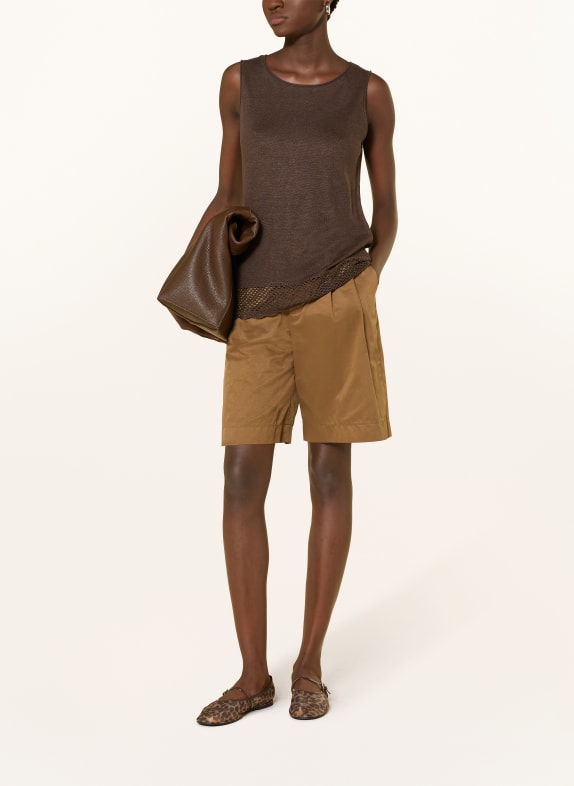 darling harbour Linne DARK BROWN