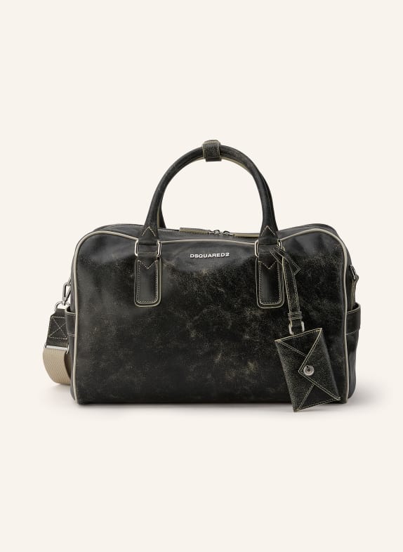 DSQUARED2 Torba podróżna CIEMNOBRĄZOWY / KREMOWY