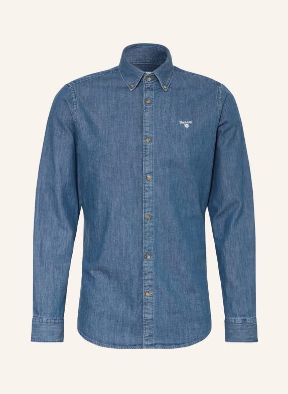 Barbour Jeanshemd CREST Tailored Fit DUNKELBLAU