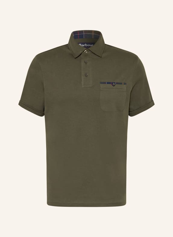 Barbour Polo en jersey PREM GROEN