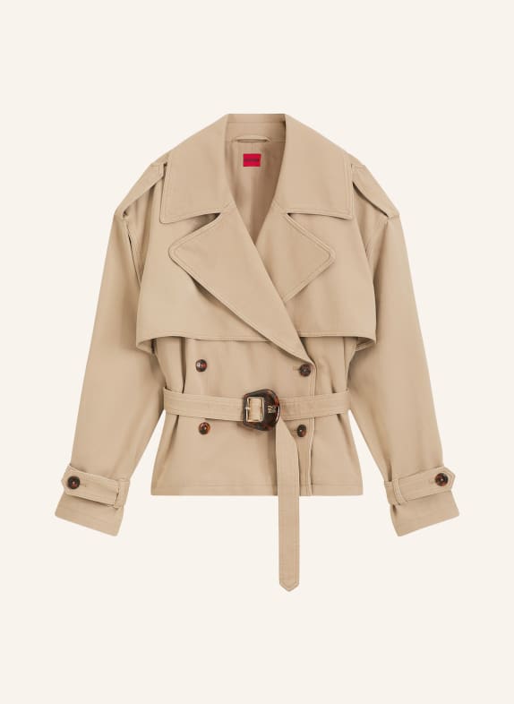 HUGO ACLUNDA trench coat BEIGE