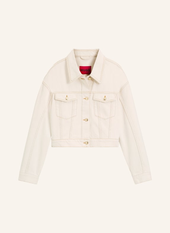 HUGO Džínová bunda GISOLIA 103 NATURAL