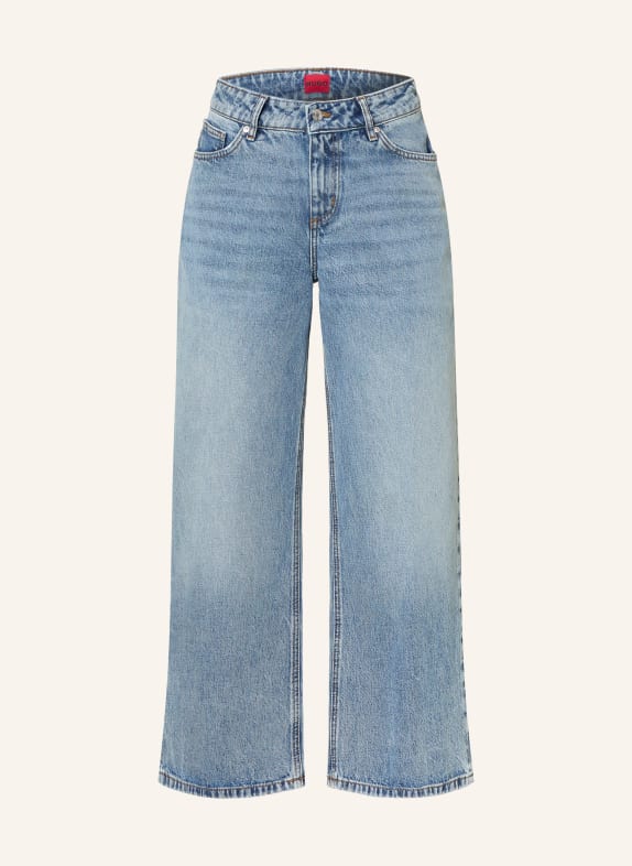 HUGO Wide Leg Jeans GEREDITH 435 BRIGHT BLUE