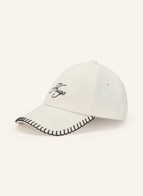 HUGO Cap ALLY CREME / SCHWARZ