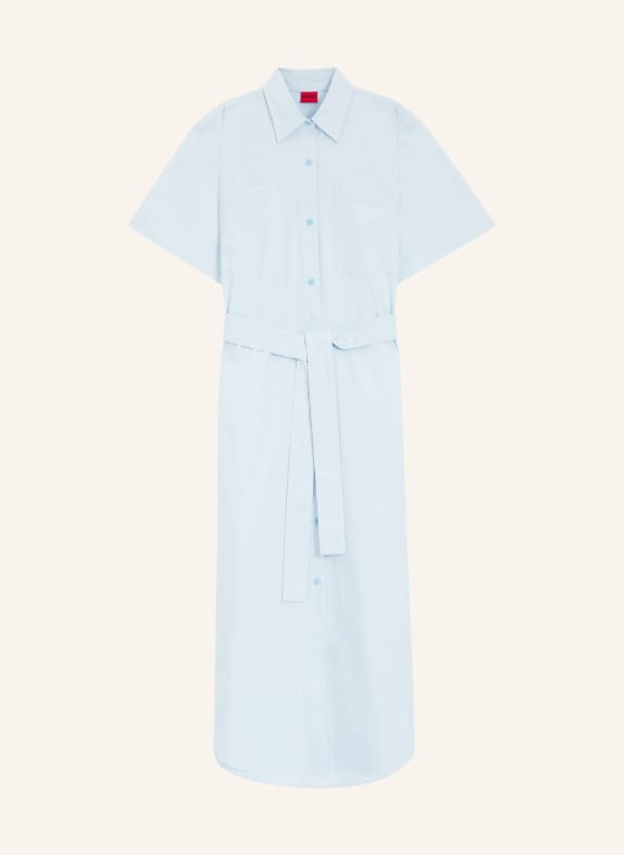 HUGO Overhemdjurk KINIME LICHTBLAUW