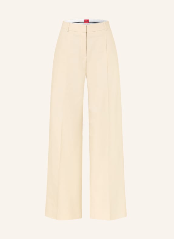 HUGO Marlene-broek HALATI LICHTGEEL