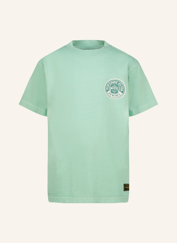 VINGINO Tričko HEATH SVĚTLE ZELENÁ / REŽNÁ / TMAVĚ ZELENÁ