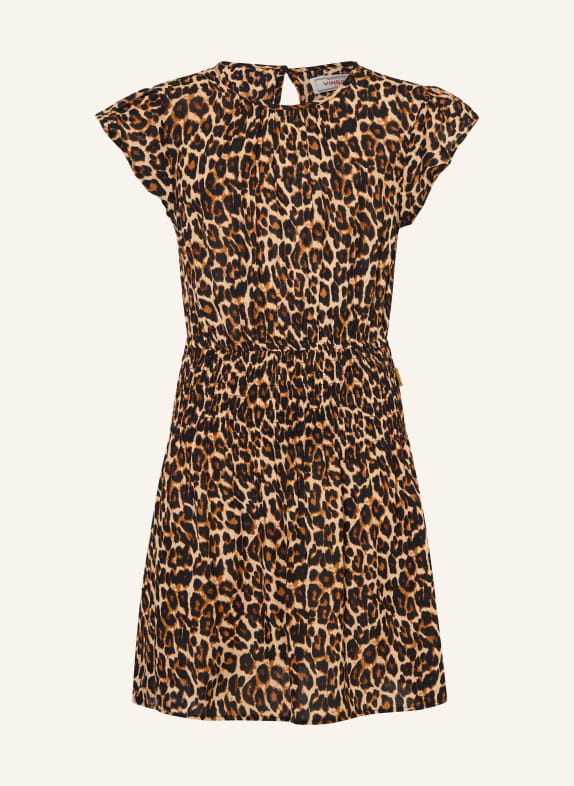 VINGINO Kleid PINA BRAUN / HELLORANGE / SCHWARZ