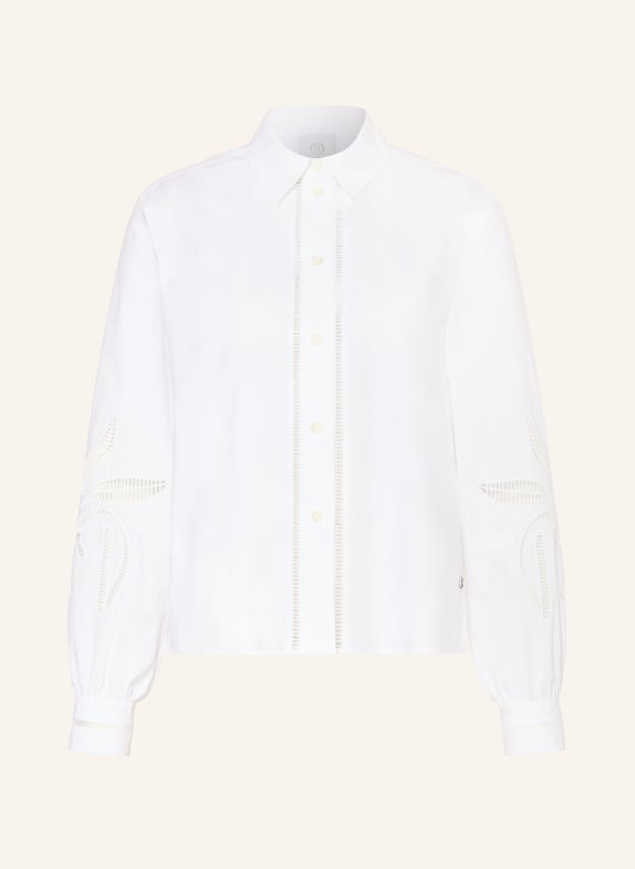 BOGNER Hemdbluse SUMMER mit Spitze WEISS