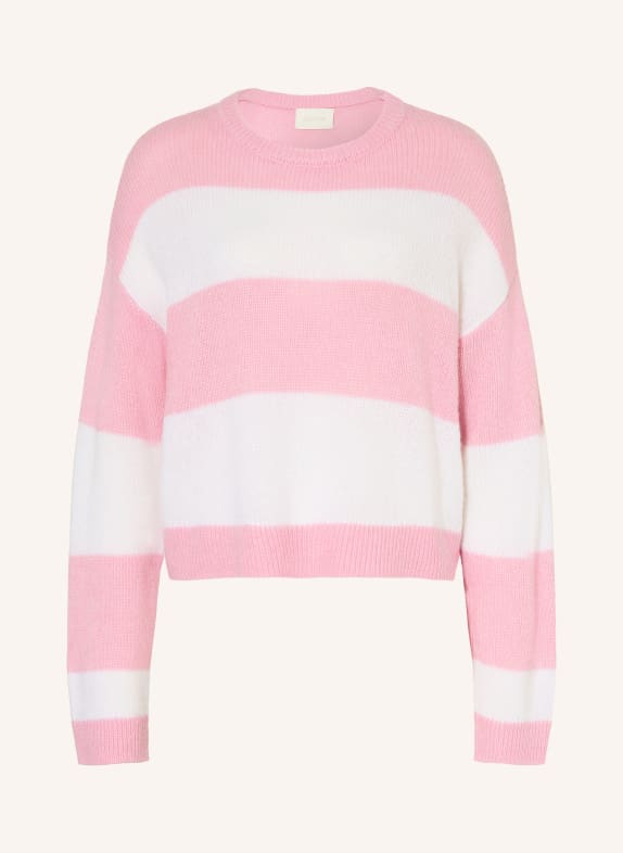Juvia Pullover WEISS / ROSA