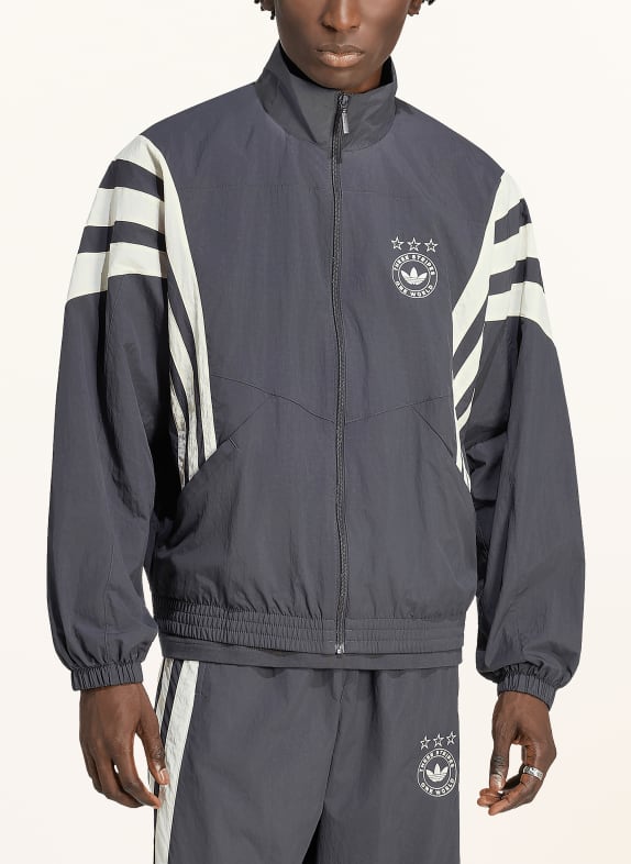 adidas Originals Trainingsjack ORIGINALS SANTIAGO DONKERGRIJS / WIT
