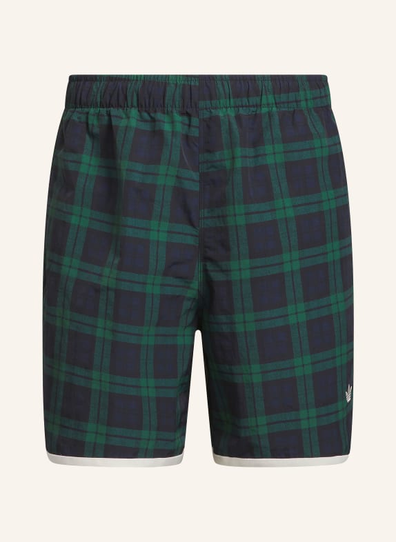 adidas Originals Korte broek CHERRY TRACK SHORT GROEN / DONKERBLAUW