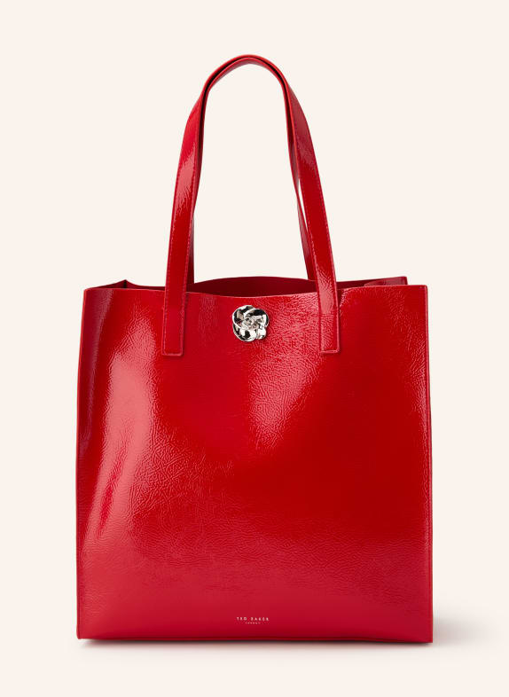 TED BAKER Shopper ROSENNI ROOD / ZILVER