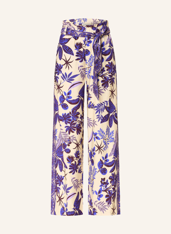 lollys laundry Paperbag pants VICKYLL BEIGE / DARK BLUE / BLACK