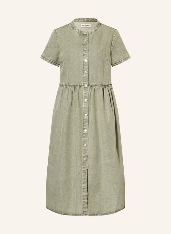 lollys laundry Kleid ALIYALL in Jeansoptik HELLGRÜN