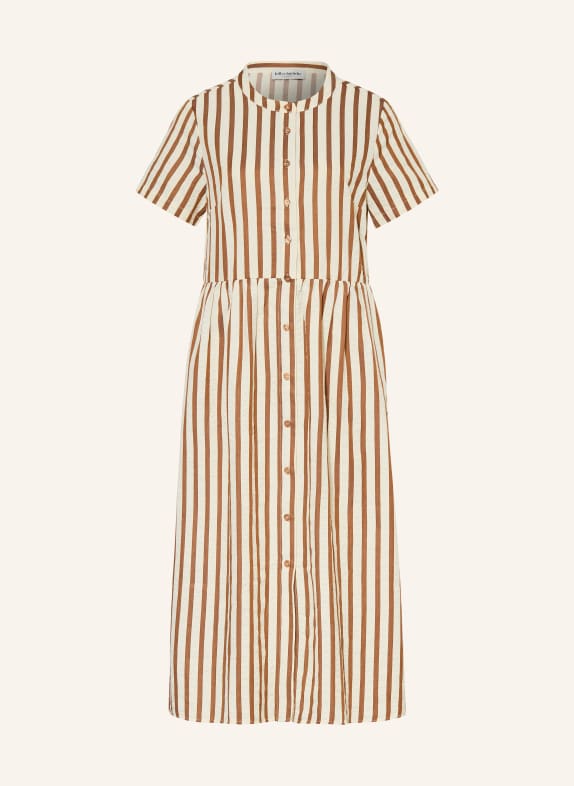 lollys laundry Kleid ALIYALL ECRU / BRAUN